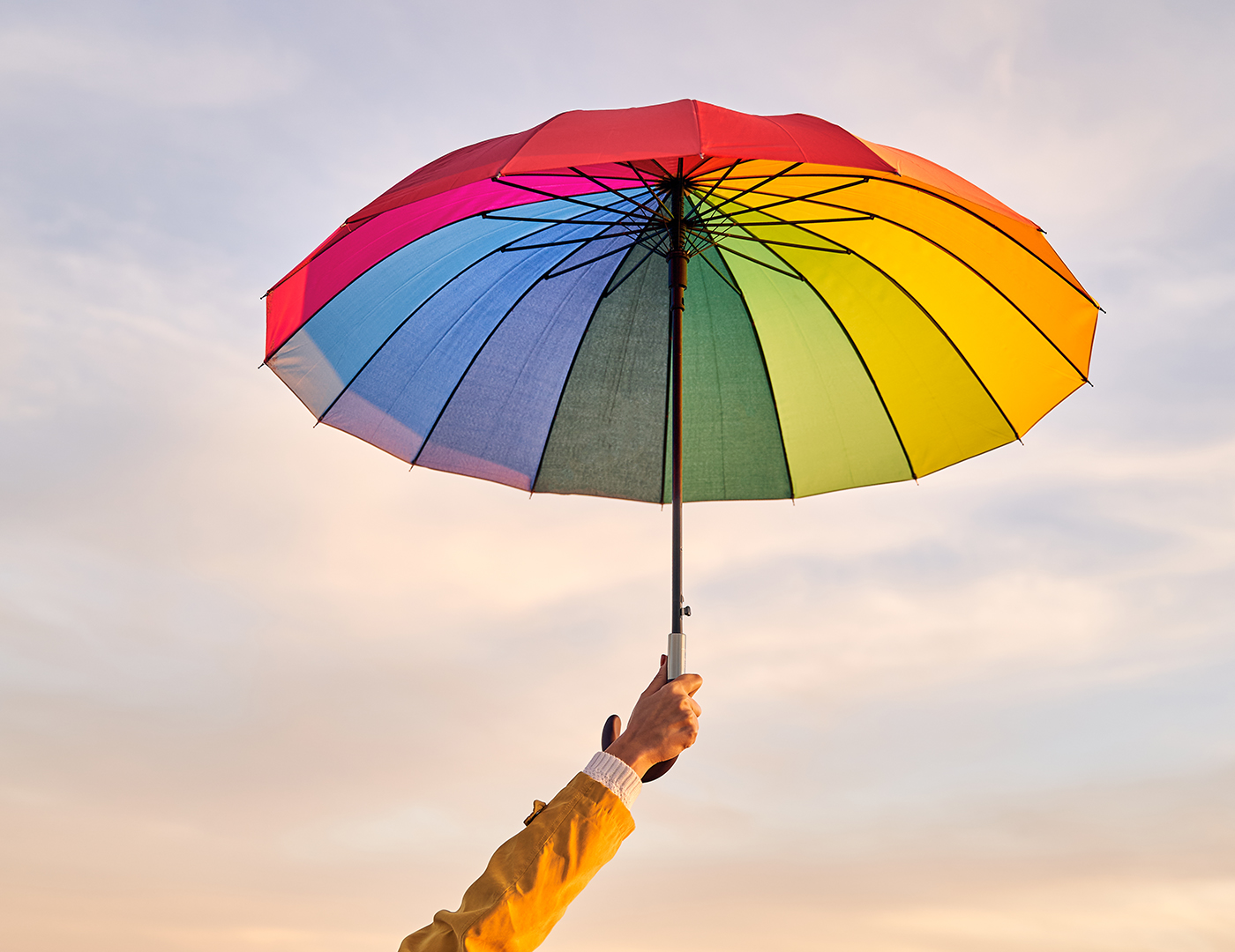 Rainbow umbrella